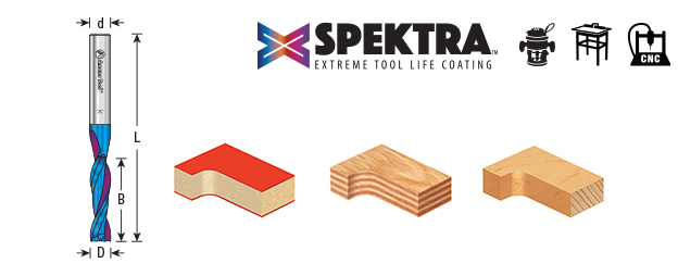 AM Spektra spiralfres ø3x63mm upcut sk ø6mm