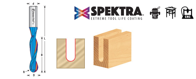 AM Spektra ø6x6mm ballnose upcut fres