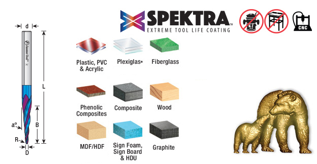 AM Spektra ø1.5mm CARVING 3D TAPERBALL
