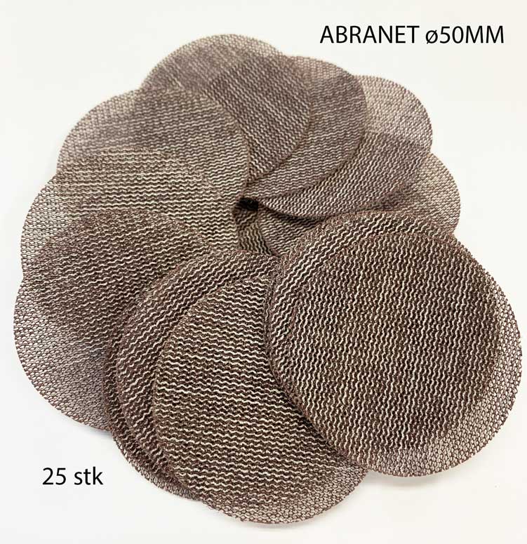 Abranet ø55mm 5x5 K120-800 slipepapir