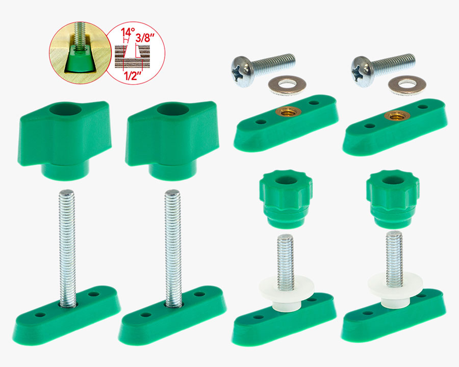 Microjig Dovetail tilbehørsett x 12 dl
