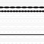 CC Sjablong boble bord 2 stk Nick Agar