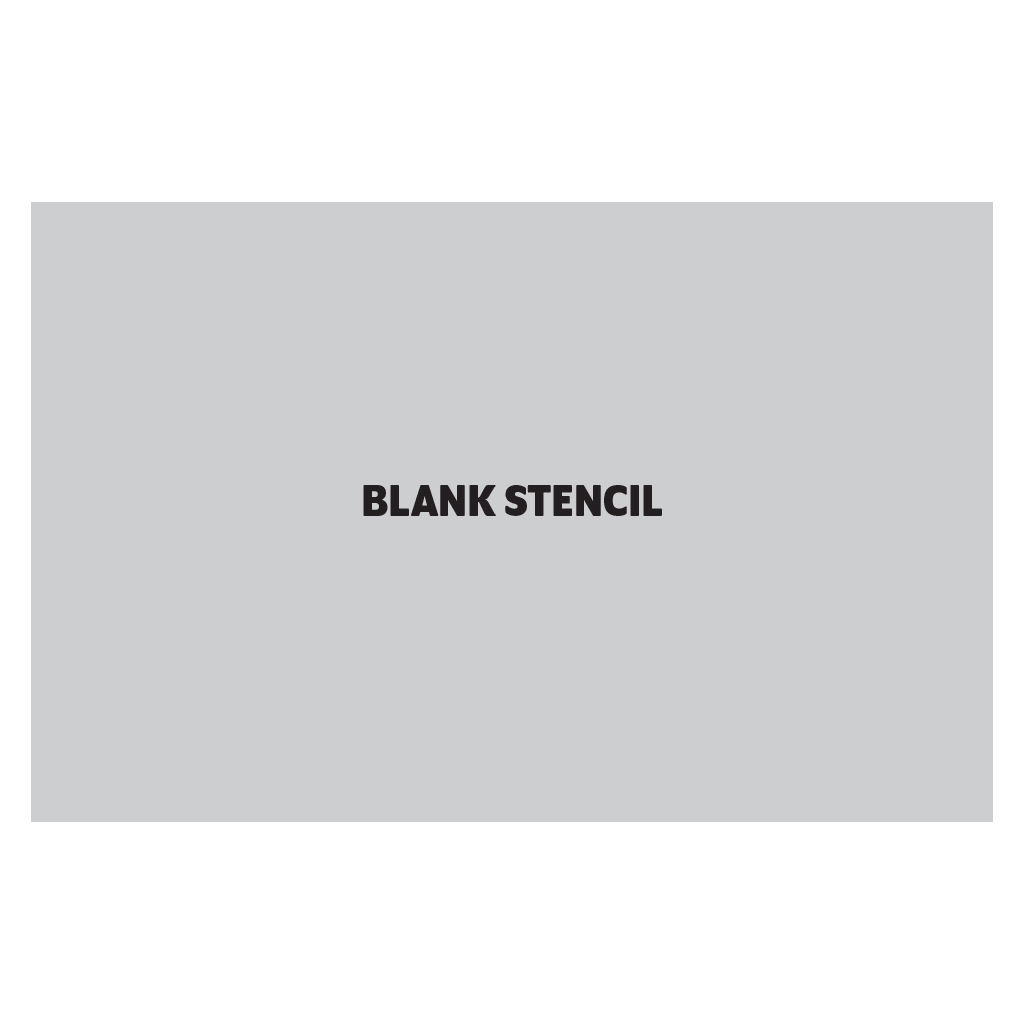 CC Sjablong blank 3 stk Nick Agar