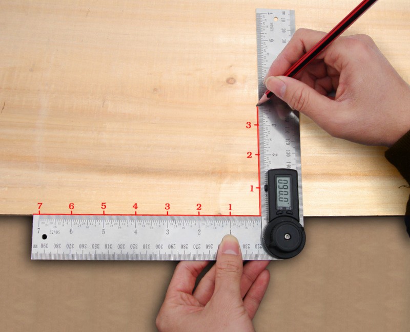 Digital stålvinkel 2-in-1 angl