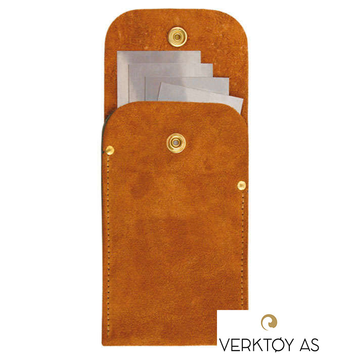 Siklings lærpose for 4 stk