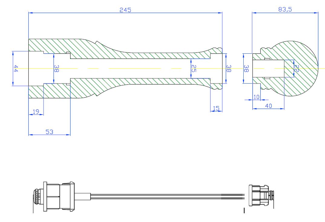 Crushgrind kvern salt/pepper 284mm skaft
