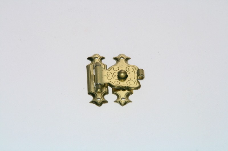 Etuilås 19x32mm messing 1 stk