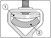 Tormek slipejigg SVD-186 R for dreiejern/skulper
