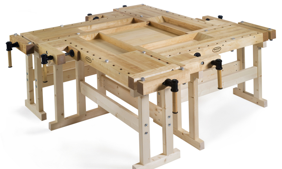 Høvelbenk gruppe 4 stk SSTL2 190x190 H77cm