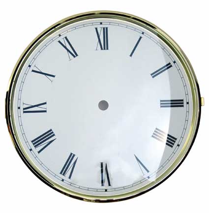 Tallskive m/glass ø 200mm hvit