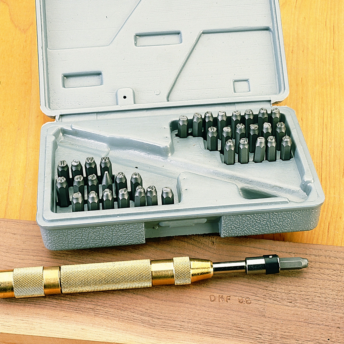 Bokstav og tall merkesett 4,0 x 3,5 38dl