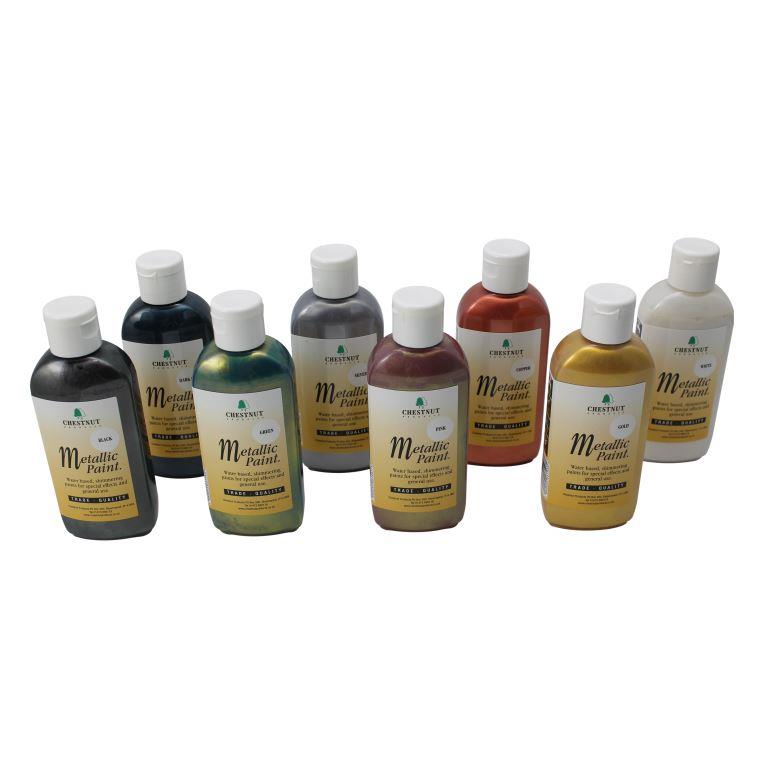 Chestnut metallic effekt maling 100ml rosa / pink