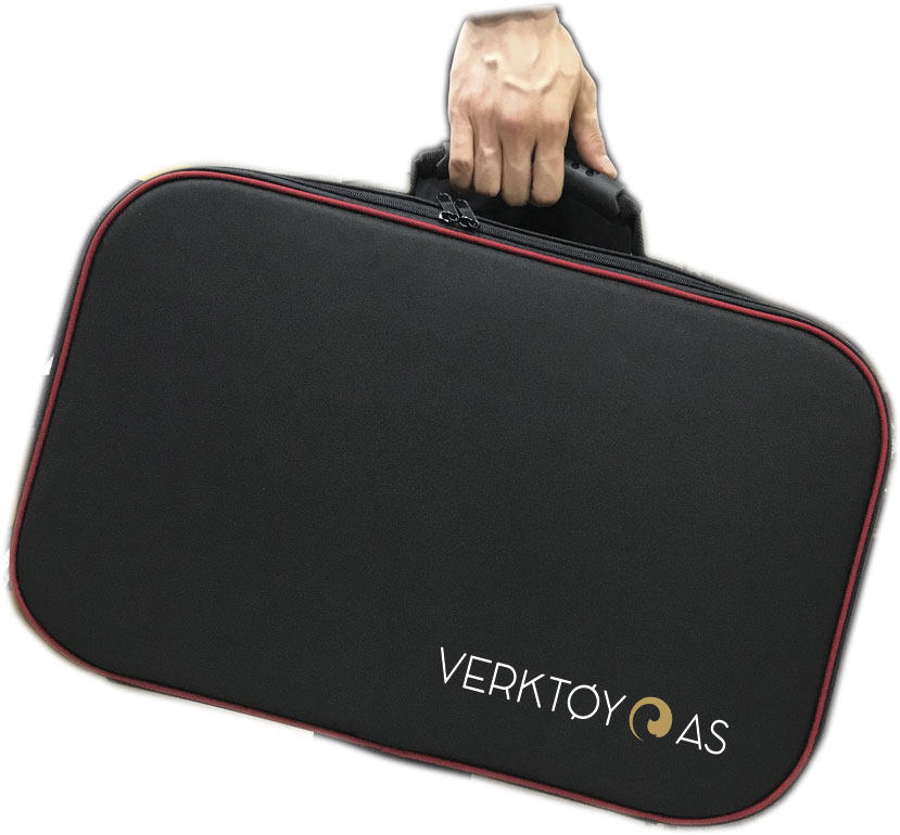 Verktøykoffert for 6 dreiejern 56x35x5cm