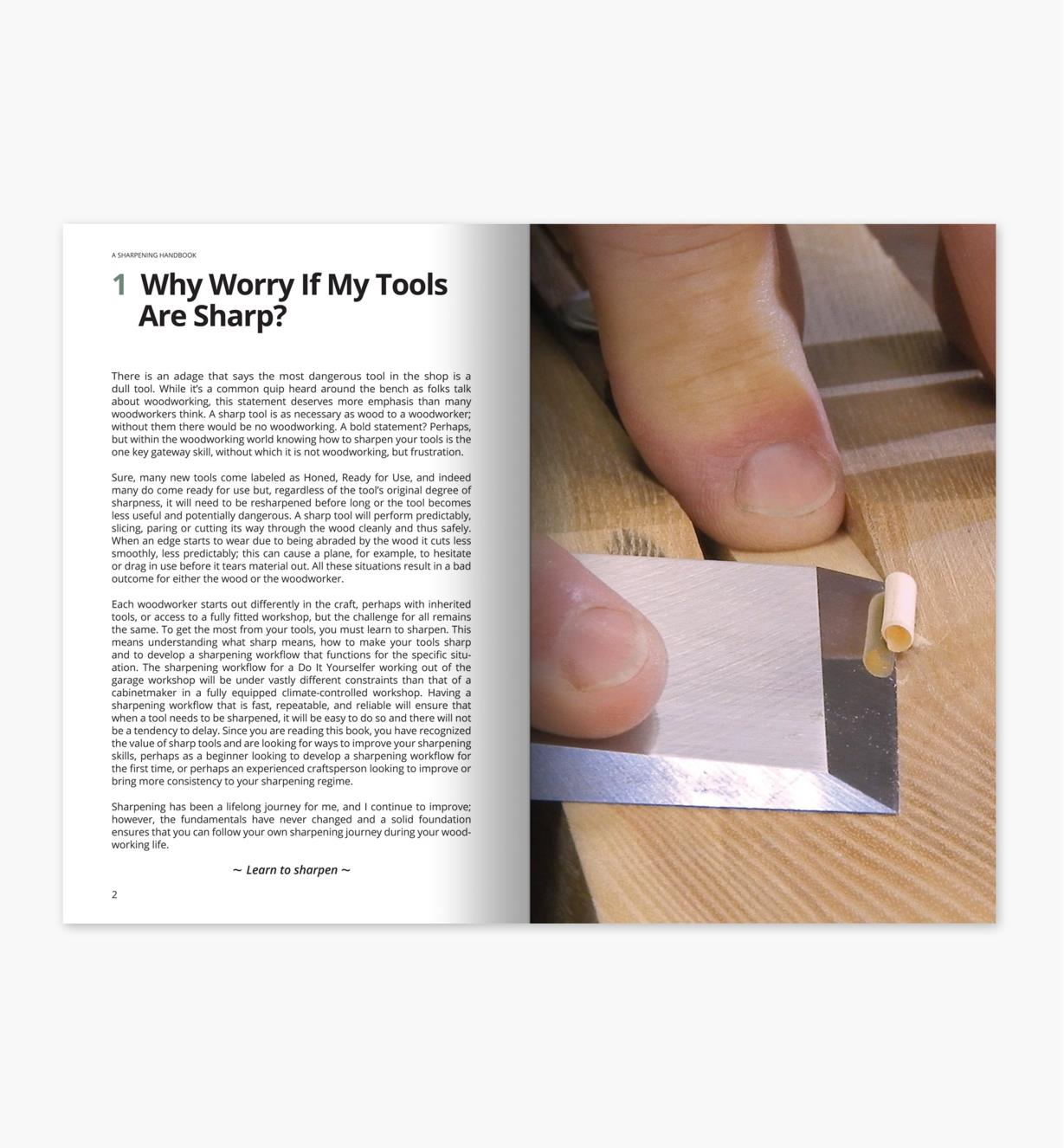 A Sharpening handbook - Richard D. Wile - by Veritas 104 sider