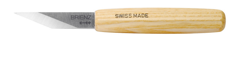 Treskjærerkniv spiss 75mm langt blad Brie G