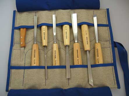 Treskjærerjernsett Pfeil 8 stk i etui