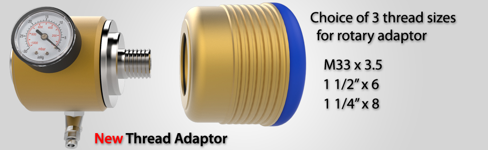 Ap adaptor utvendig med gjenger M33x3,5