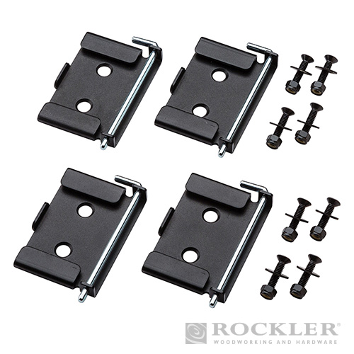 Rockler hurtigfeste plater for hjulsett 830080