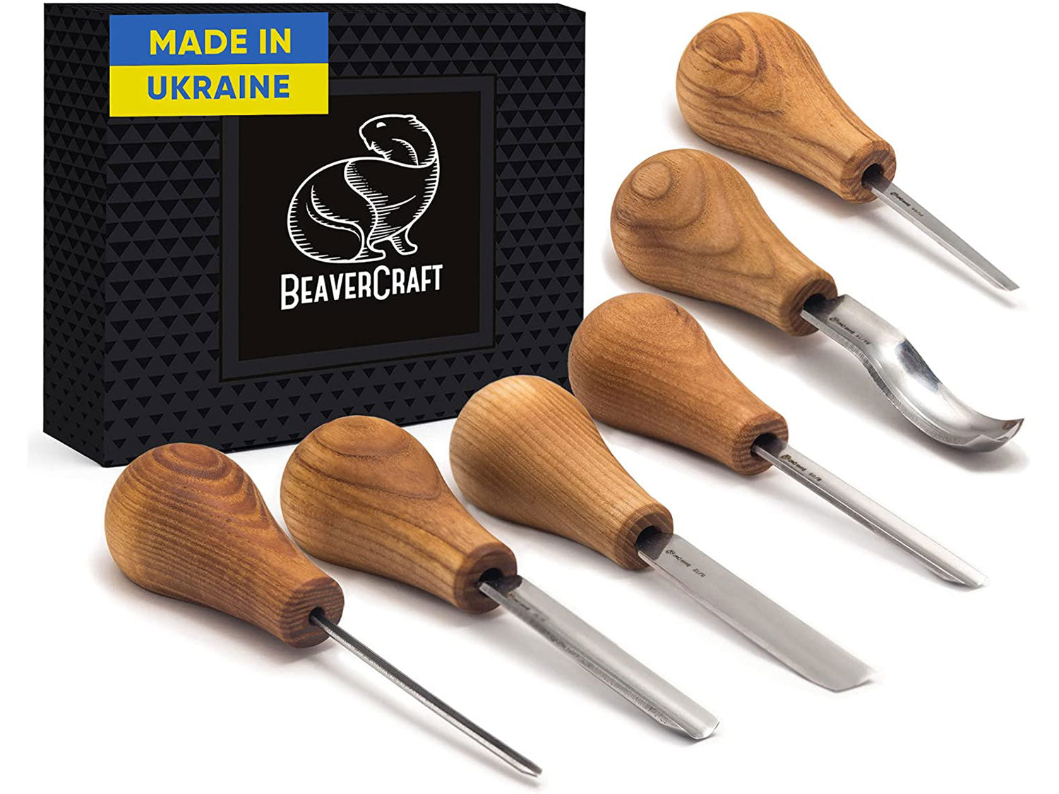 Beavercraft Håndflate jern 6 stk i sett