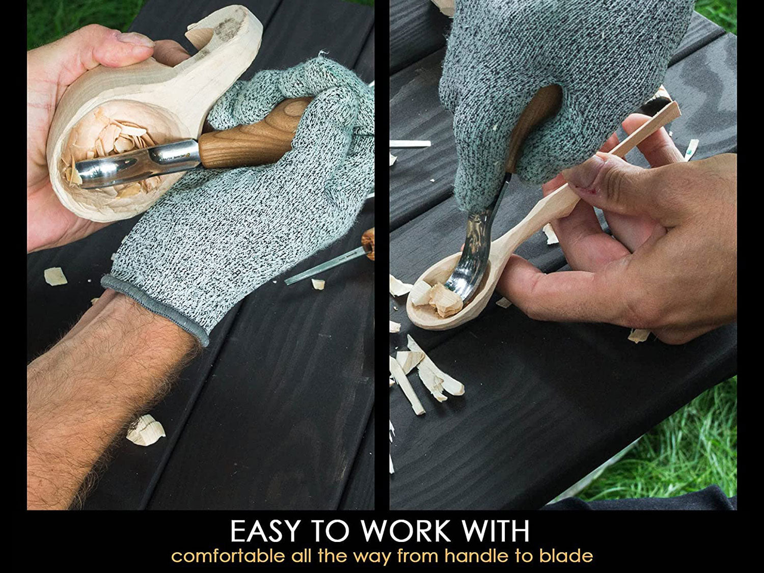 Beavercraft Håndflate jern 6 stk i sett