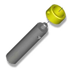 Woodcut bowlsaver holder 25 x 110mm