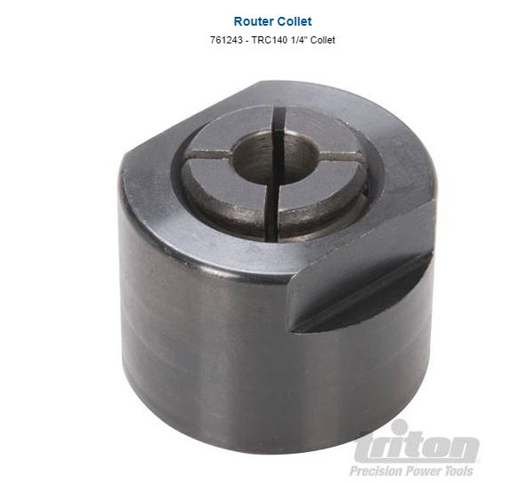 Triton spennhylse 1/4 til tra001