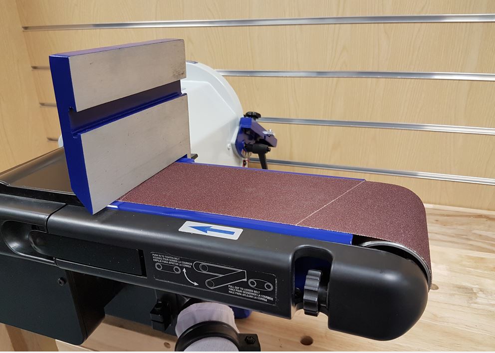 Charnwood skive/båndpusser 4'' x 8'' tverrstilt