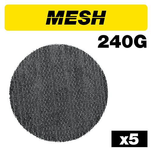 Trend pussedisk ø125 k240 mesh 5 stk