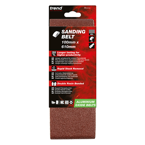 Trend pussebånd 100x610 k40 alu ox 3 stk