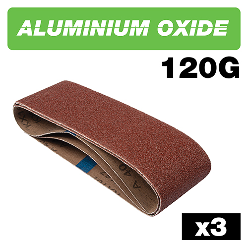 Trend pussebånd 75x457 k120 alu ox 3 stk