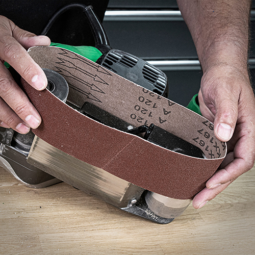 Trend pusstbånd 75x457 k40 alu ox 3 stk