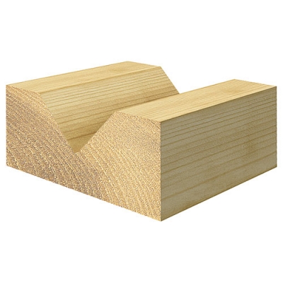 V-fres 3skjærs 60 deg 1/4