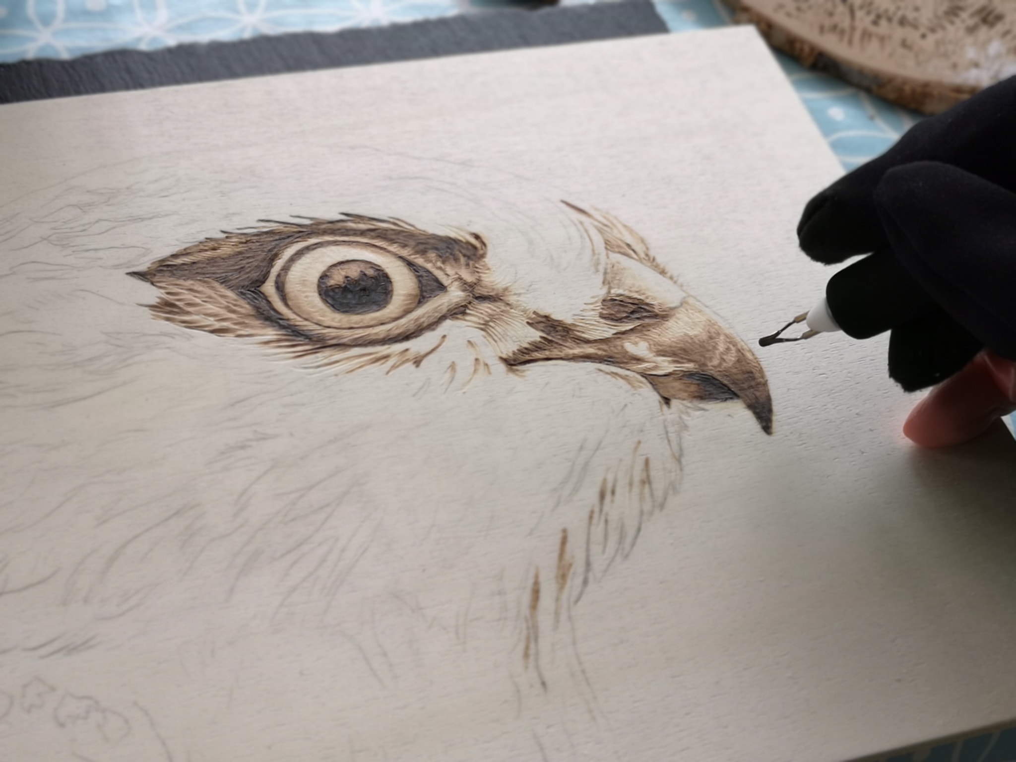 Pyrografi kurs 29-30 Nov 1 des. 2024