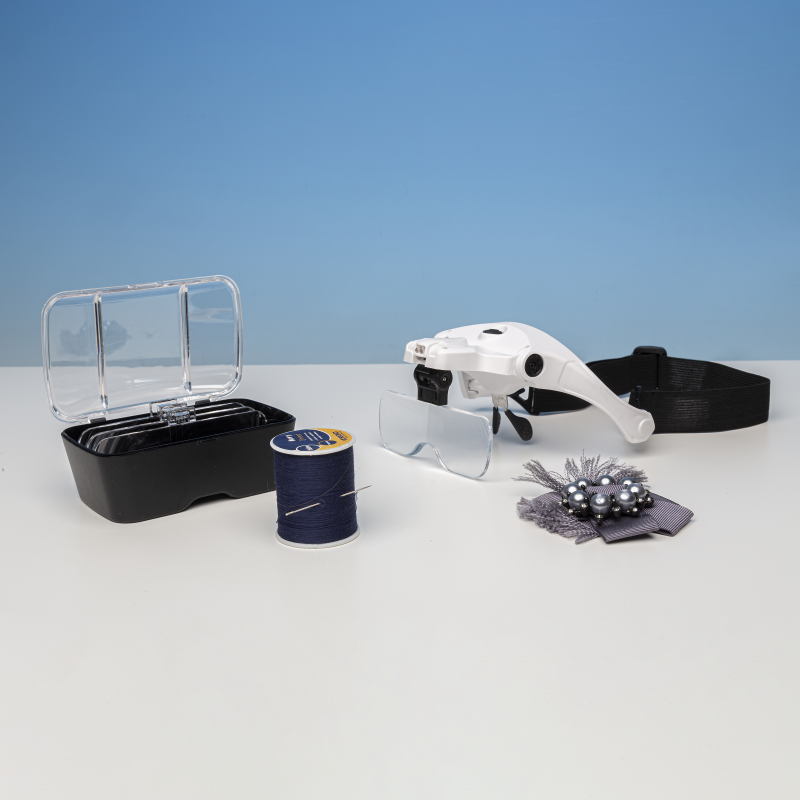 LC LED forstørrelsesbrille m/hodebånd