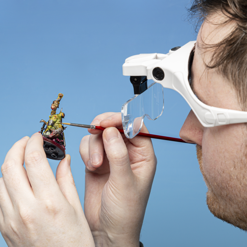 LC LED forstørrelsesbrille m/hodebånd