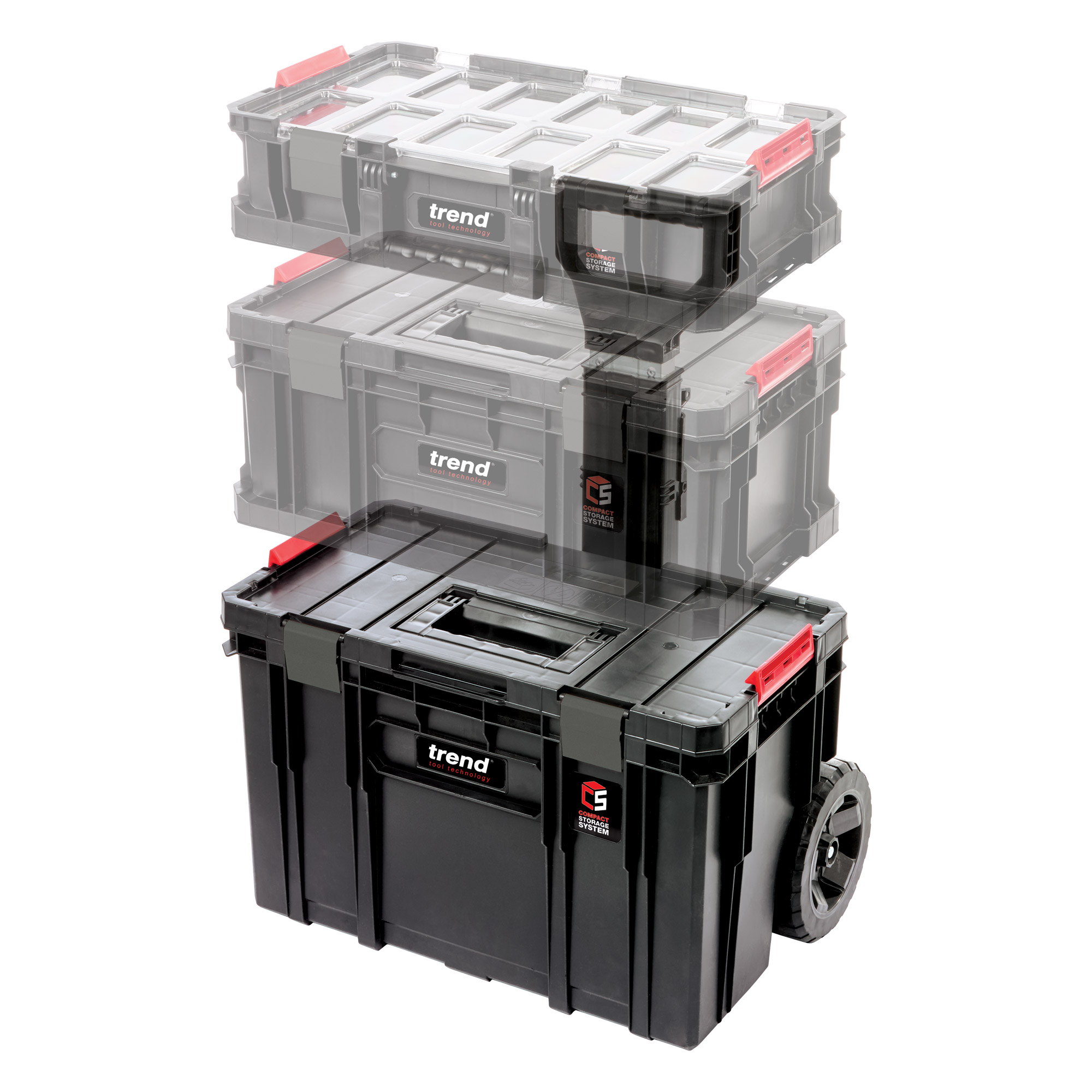 Trend Compact  Verktøykasse tralle 530x385x690 38ltr