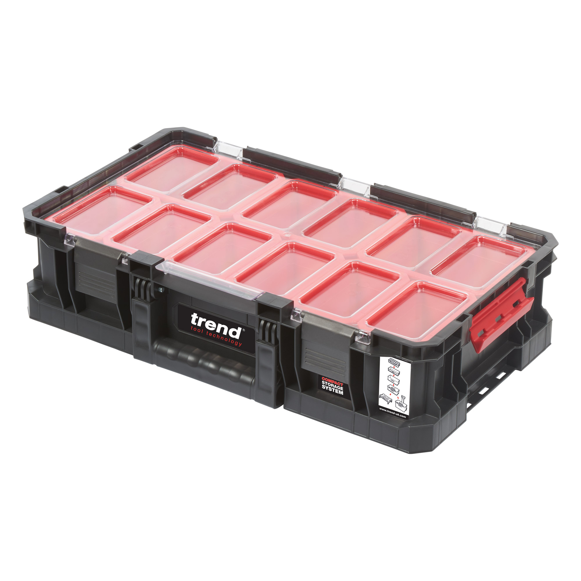 Trend Compact Verktøykasse sett 4dl m/hjul