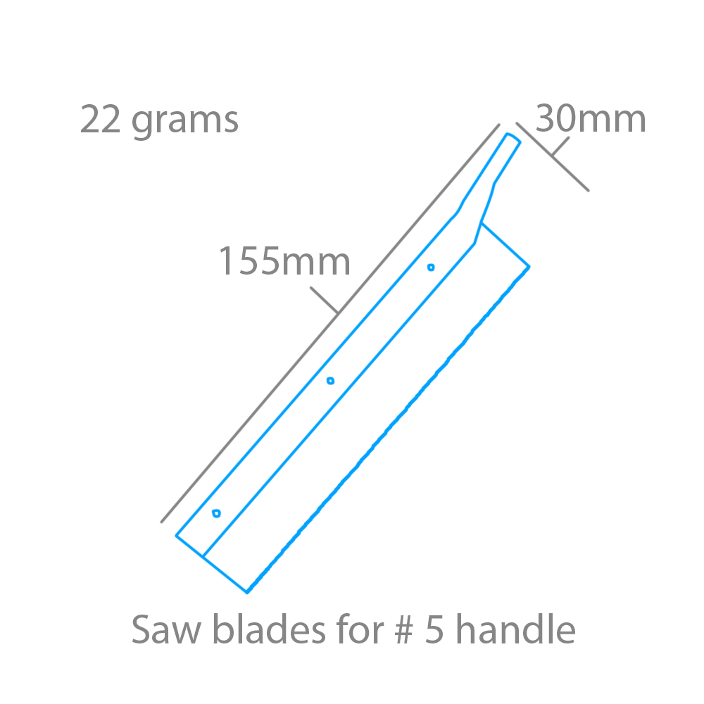 Mc sagblad no5 25mm 42tpi