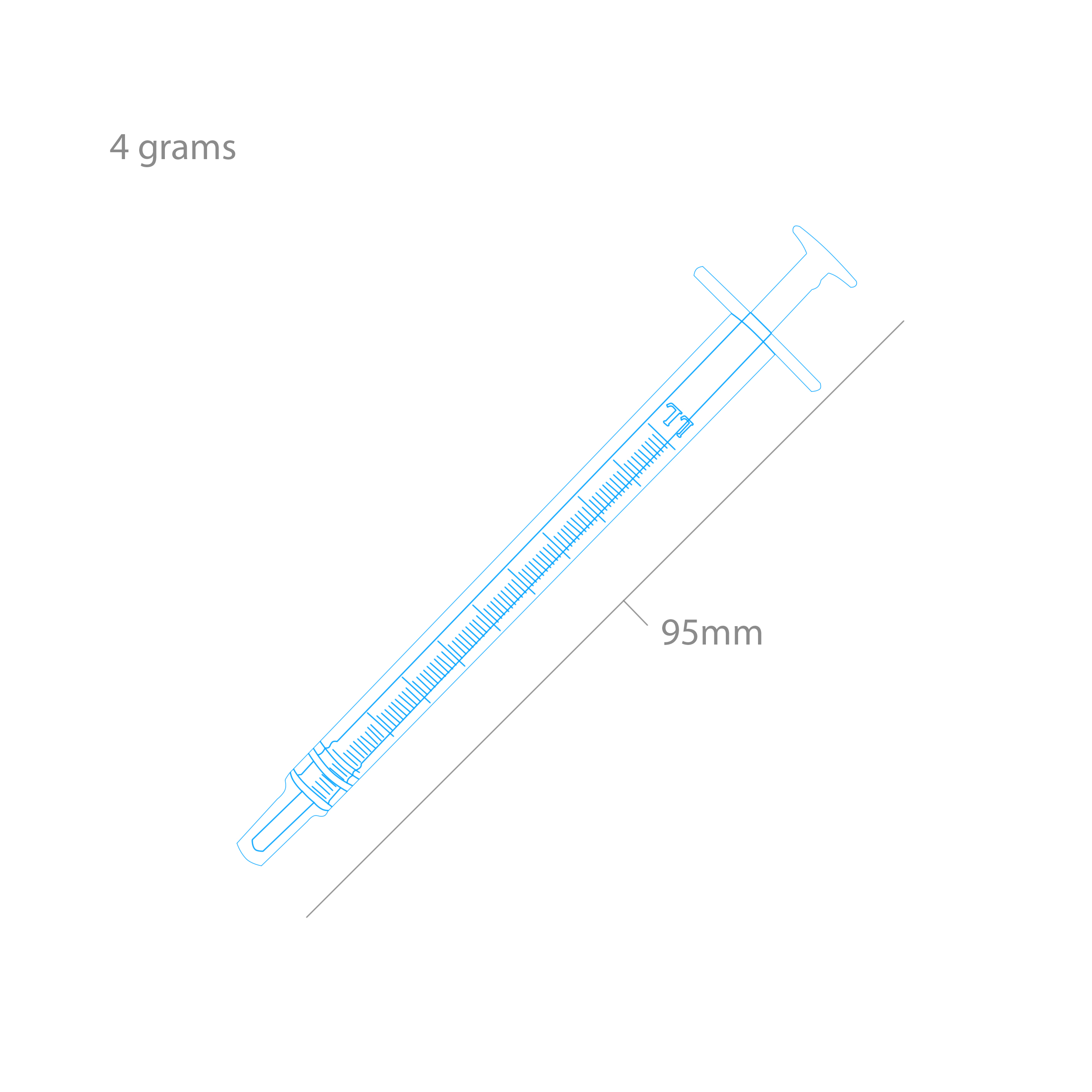Mc sprøyte 1 ml x 3stk