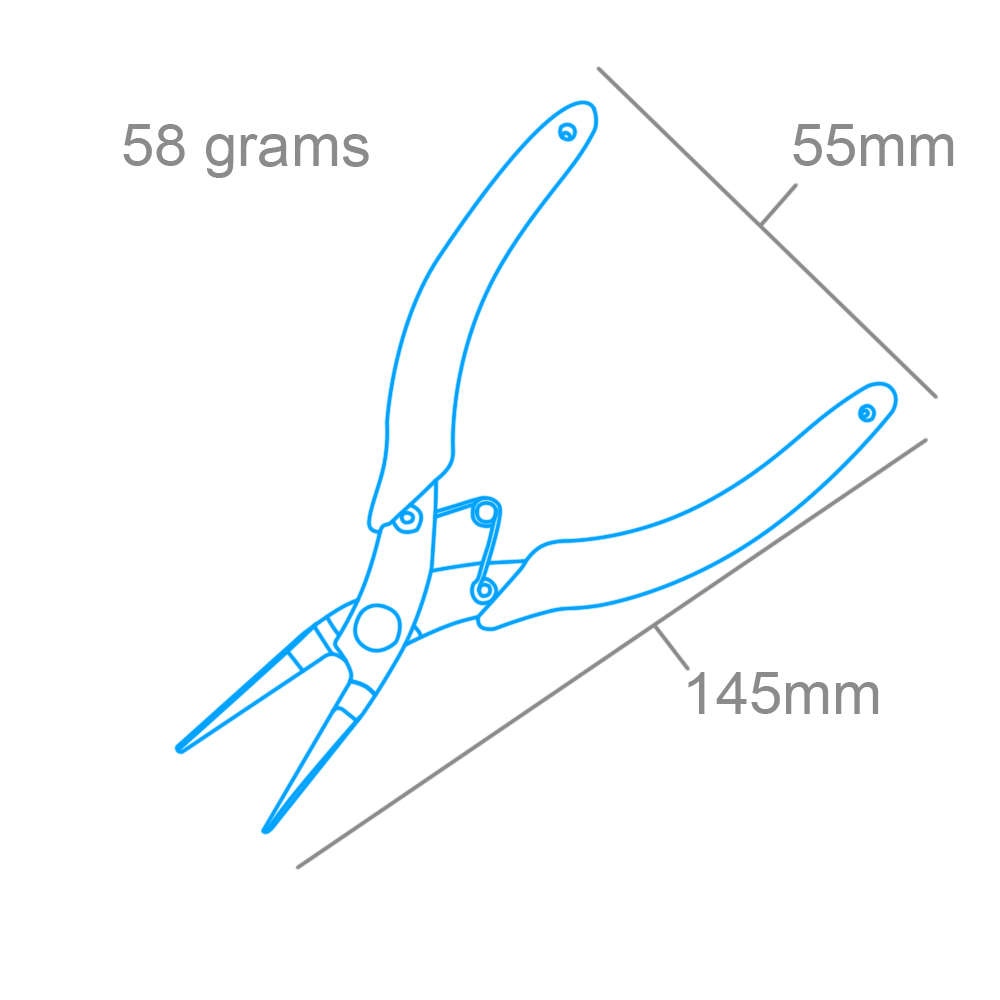 MC gul spisstang 145mm glatt