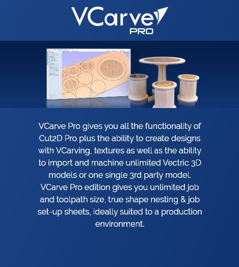 Vectric Vcarve Pro program lisens
