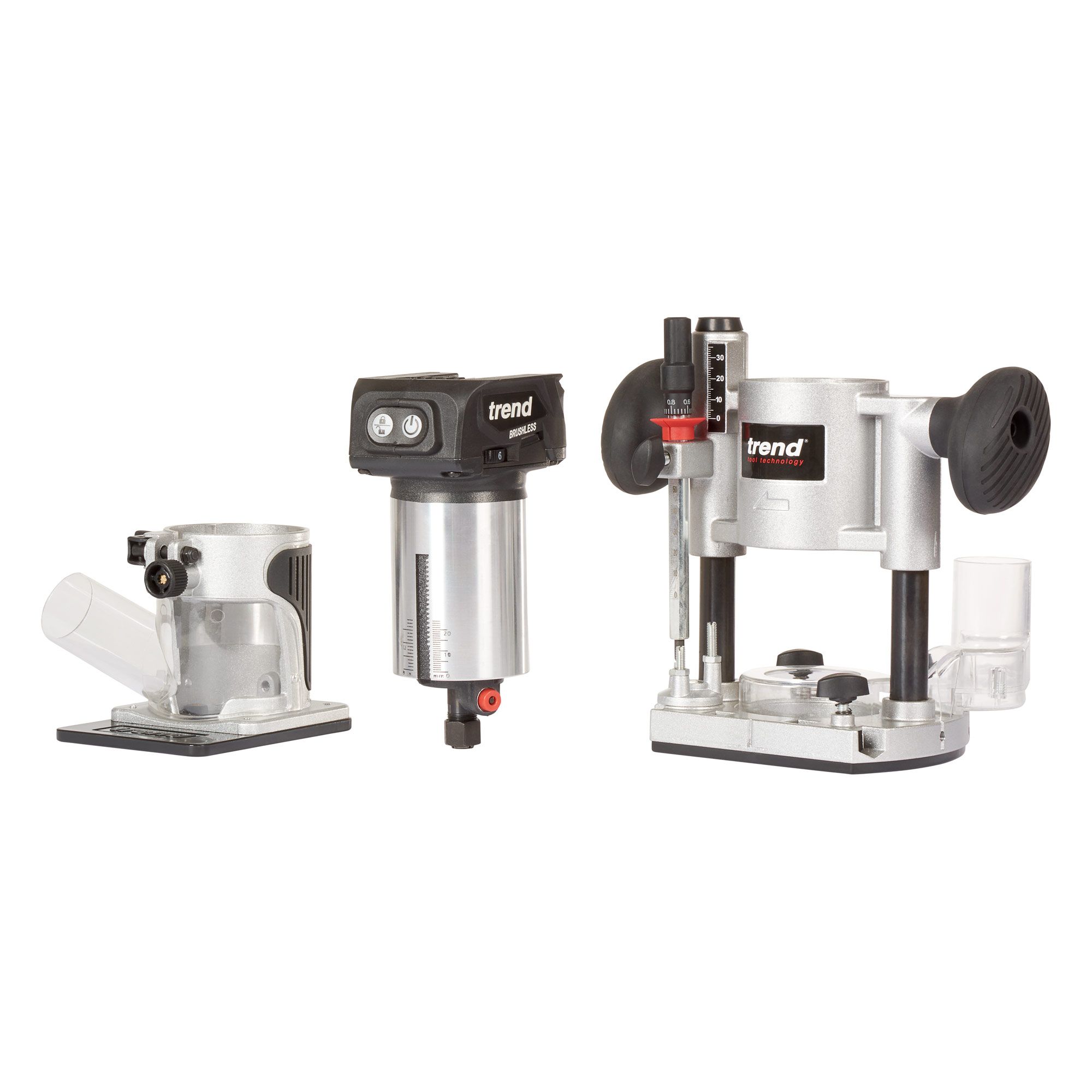 Trend 18V Overfres kun maskin uten lader/batteri