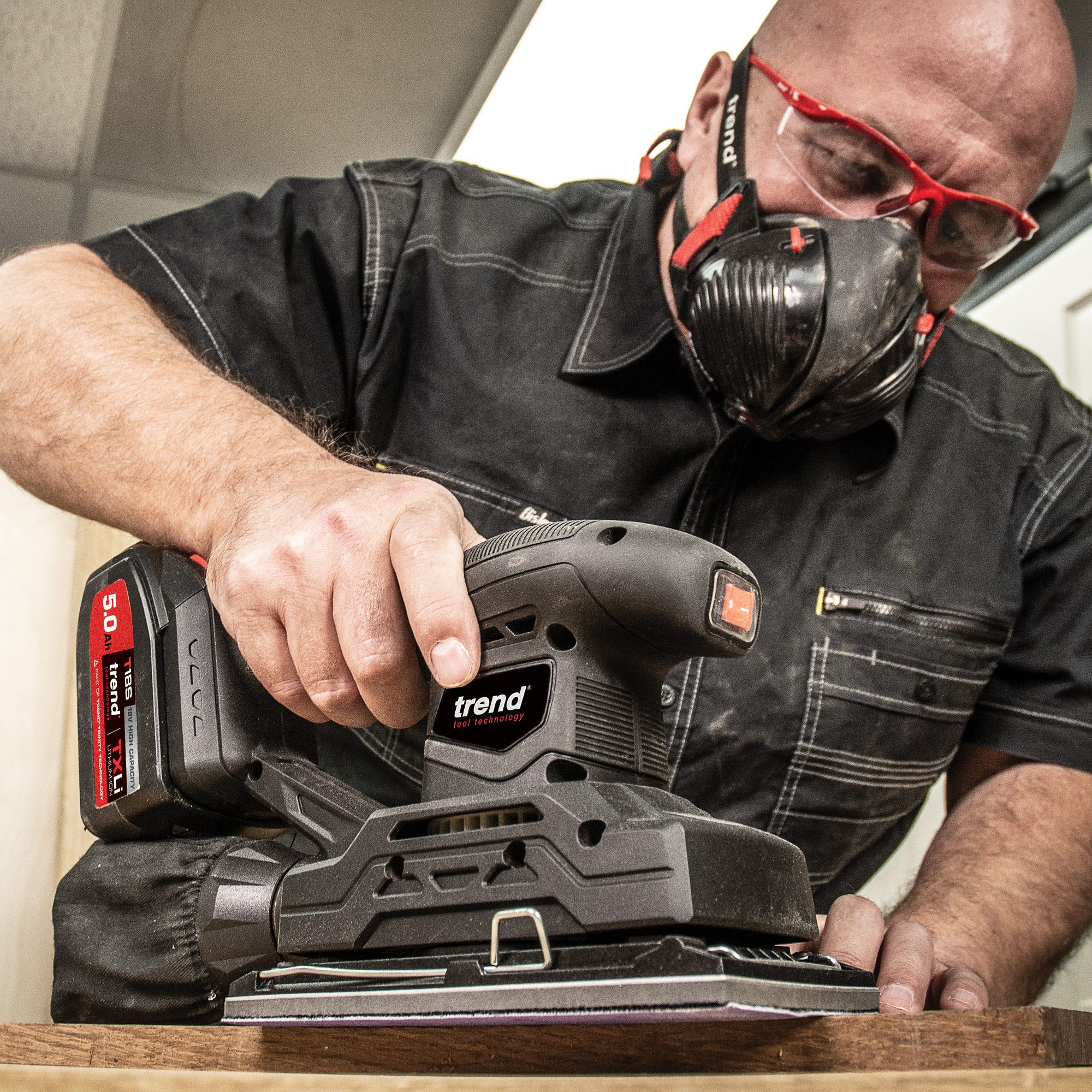 Trend 18V Pussemaskin 184x93mm uten batt/lader