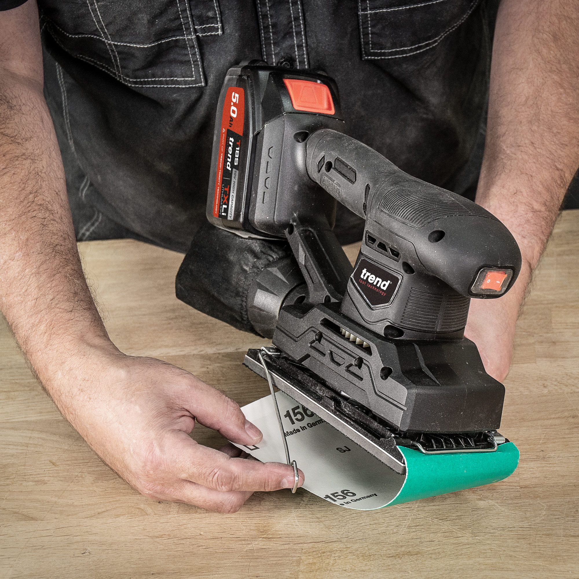 Trend 18V Pussemaskin 184x93mm uten batt/lader